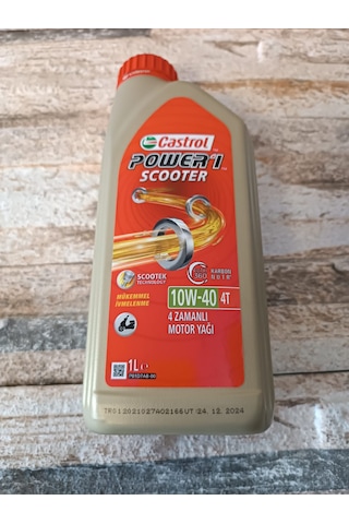 Scooter 10w 40 Power 1 Motosiklet Yağı Ü/y 2024