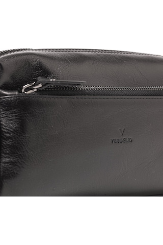 Black El Çantası Erkek 4273 Vergelio Purse Matte Crystal Clutch Bag Siyah
