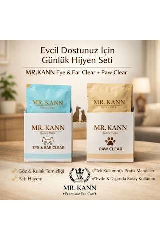 Mr.kann Kedi & Köpek Hijyen Bakım Mendili