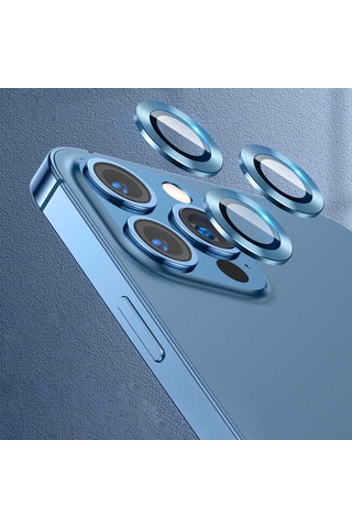 Apple Uyumlu iPhone 13 Pro Zore Cl-02 Kamera Lens Koruyucu Gold