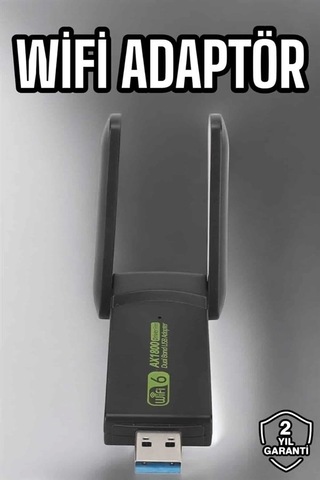 Buğz Wifi Adaptör Çift Bantlı Kablosuz Wifi Adaptörü