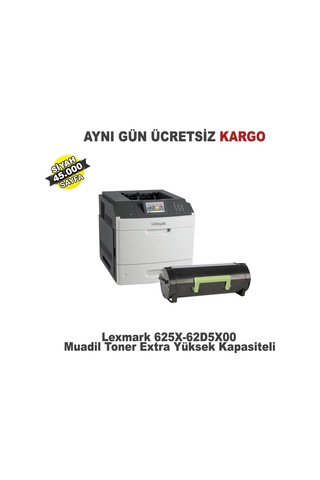 Lexmark Ms811De | 62D5X00 ( 625X ) Uyumlu Toner 45.000 Sayfa
