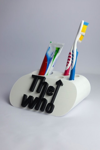 The Who - Dekoratif Diş Fırçalık Beyaz