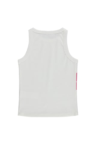 Civil Girls Hibiskus Çiçek Baskılı Askılı 10-13 Yaş Tişört - Kırık Beyaz