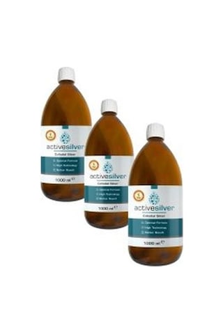 Activesilver 150 Ppm Kolloidal Gümüş Suyu 3 x 1 L