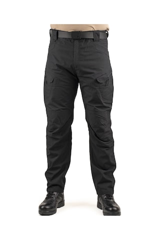 Erkek Taktik Outdoor Kargo Pantolon Suya Dayanıklı, Çok Cepli, Askeri Stil Siyah