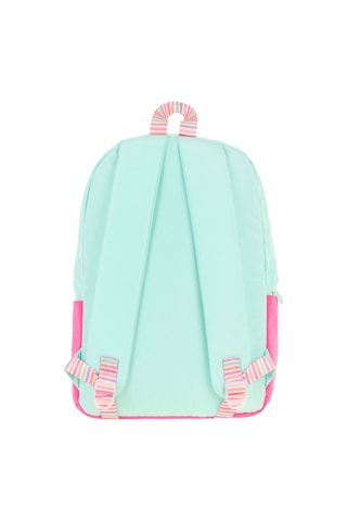Kaukko Quick Kız Çocuk Üç Bölmeli Yeşil Pembe Kapitone Detaylı Okul Sırt Çantası - K1790 Yeşil - Pembe