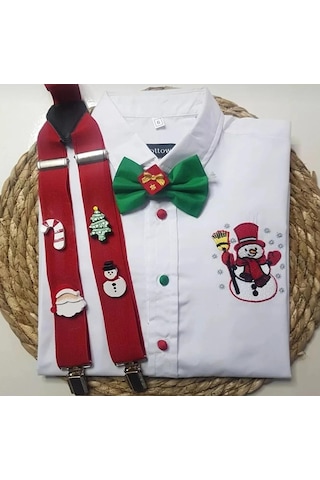 Coolpartyshop Askı Papyon Pantolon Kırmızı Coolpartyshop Askı Papyon Pantolon Kırmızı