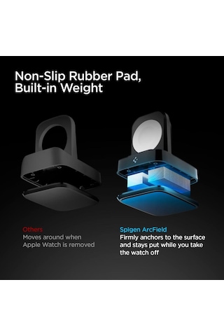 Spigen PowerArc ArcField Apple Uyumlu Watch Kablosuz Şarj Cihazı + Dock