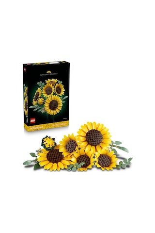 Ayçiçeği Buketi 11502 - Yetişkinler İçin Çeşitli Gelişim Aşamalarında 6 Ayçiçeği İçeren Dekoratif Çiçek Buketi Model Yapım Seti, Kadınlar Ve Erkekler İçin Hediye Fikri 686 Parça 20beyazcipso