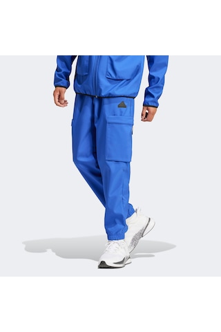 Adidas City Escape Premium Erkek Mavi Kargo Pantolon Iv7418 Mavi