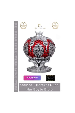 Biblo Dekoratif Sarı Polyester Orta Boy Hediyelik Modern Ev Ofis Aksesuarı Şık Bereket Nar Boytu Bi