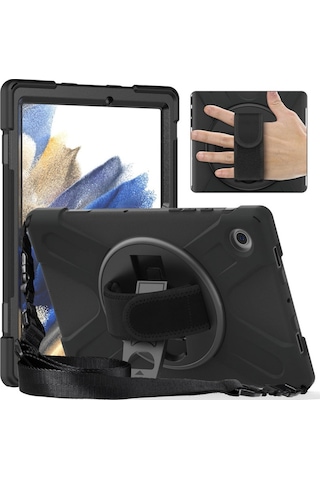 Lenovo Tab M10 Tb328fu Kılıf Amazing Tablet Kapak - Siyah Arka Kapak