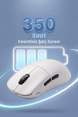 Scyrox V8s Kablosuz 400mah 40gr 50.000dpı 8k Profesyonel Gaming Oyuncu Mouse -