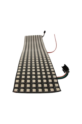 Ws2812b Matrix Dijital Esnek Ekran 8x32 Rgb Led Ayrı Ayrı Adresli Matrix Ekran 5v
