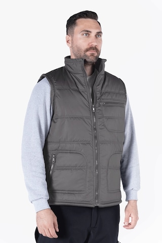 Polarlı Elyaf Takviyeli İş Yeleği Gri