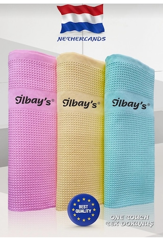 İlbay's Temizlik Bezleri 3 Paket 9 Adet Baskılı Qr Kodlu (İthal)