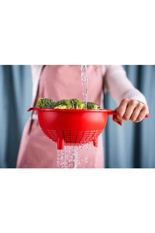 Tupperware Tupperware Çift Taraflı Süzgeç 419827225 Kırmızı-kırmızı