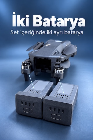 Kameralı Drone Katlanır Gövde Ve Yedek Pervane Seti