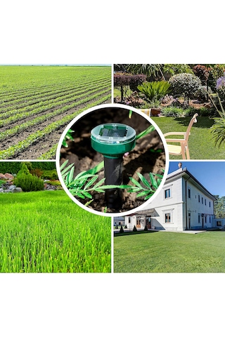 Solar Güneş Enerjili Köstebek-Yılan-Fare-Yılan-Akrep Kovucu 800m2