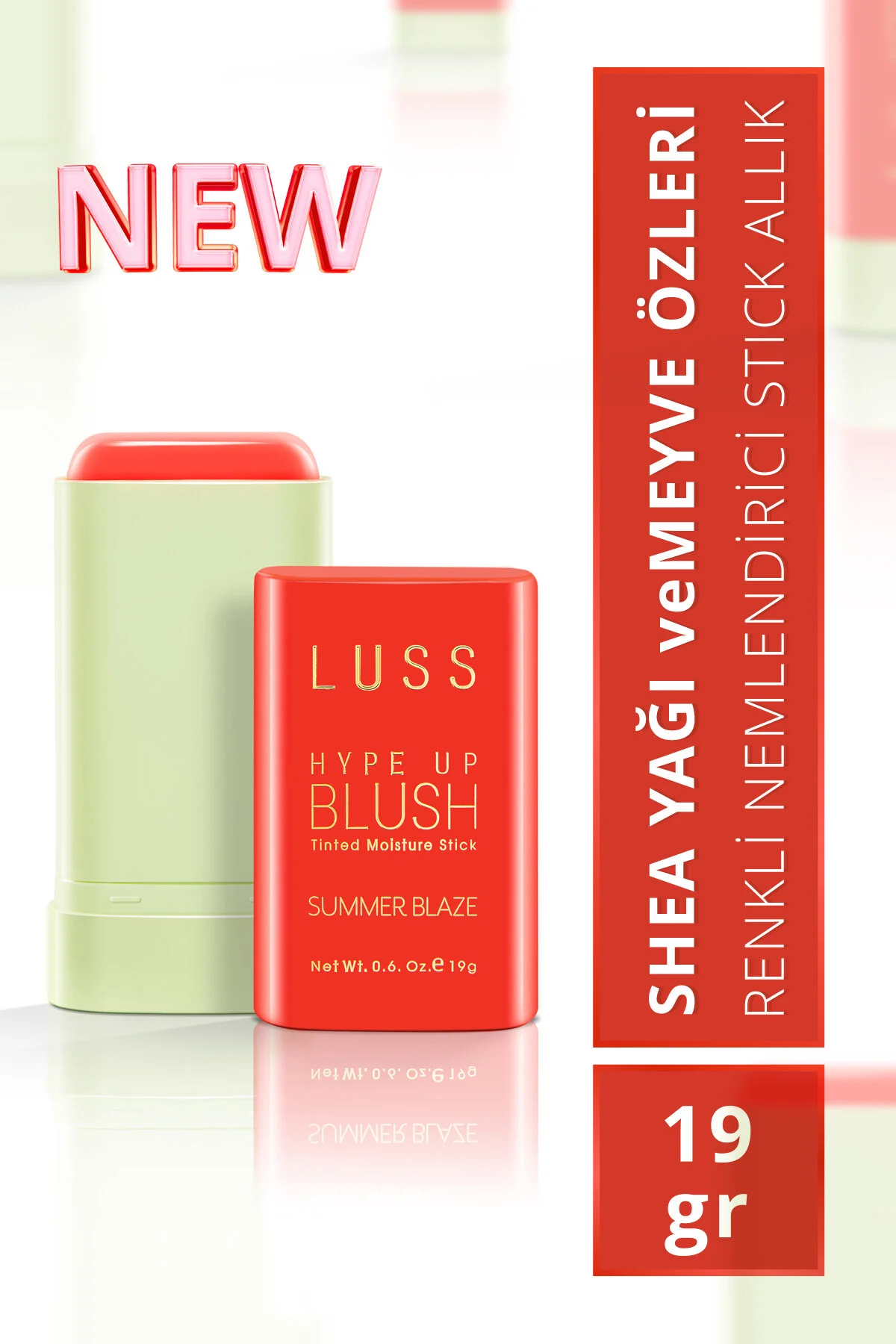 Luss Hype Up Blush Stıck Allık Summer Blaze Şeftali