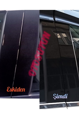 Fiat Linea Parlak Siyah Kapı Sütunları