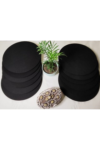 12 Adet Siyah Renk Supla Takımı Siyah