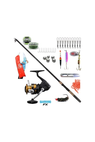 Fx2000 Remixon Sapphire180cm Tele Alabalık-mercan Spin Olta Takımı Seti