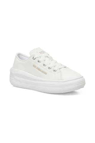U.s. Polo Assn. Cleme Tex Jr 5fx Beyaz Kız Çocuk Sneaker 000000000101946373 Beyaz