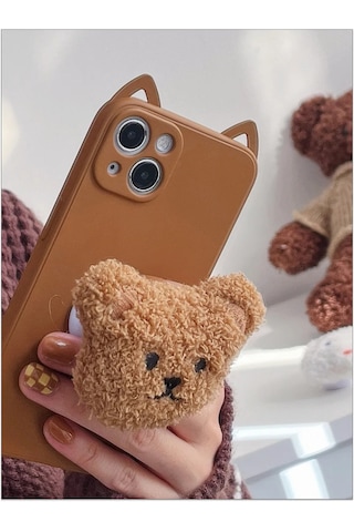 Cronax Kızlar İçin Telefon İçin Yapışkan Tabanlı Ayıcık Popsocket 338733666