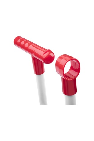 Omnisoft FLR F077 Mega Hazneli Süpürgeli Faraş Takımı Kırmızı