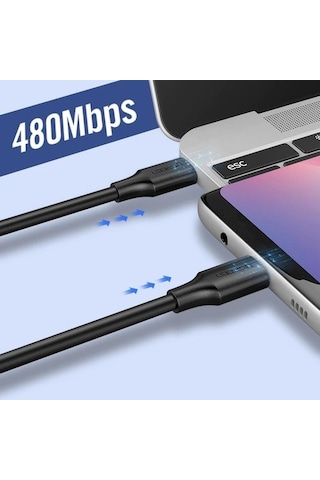 Ugreen Type-c To Type-c 3a Hızlı Data Ve Şarj Kablosu 2 Metre