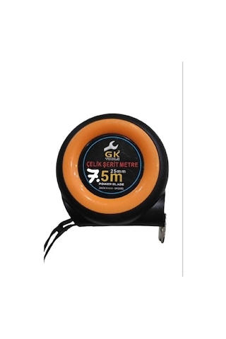 GK Şerit Metre 7,5 Metre 7,5x25 mm Frenli Durdurma Özelliği