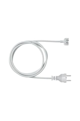 Macbook Uyumlu Şarj Adaptörü Uzatma Kablosu 1.8m Toprak Korumalı, Tr Fiş, Galvanizli Kalaylı Kablo