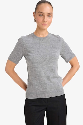 Defacto Regular Fit Bisiklet Yaka Kısa Kollu Triko Kazak E6810ax25augr456 Gri