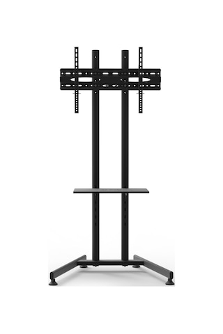 Alpın Tv/fuar Standı Bilgisayar Askı Aparatlı Sabit Ayaklı Metal Tv Ünitesi 40 İnç 75 İnç