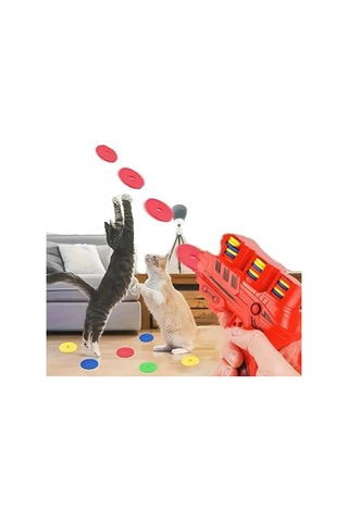 Kedi Oyun Tabancası Eva Disk Tabancası