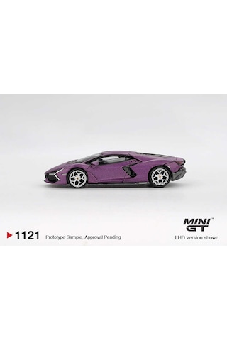 Mını Gt 1:64 Lamborghini Revuelto Viola 30th Matte Diecast Model Araba Mgt01121 Beyaz