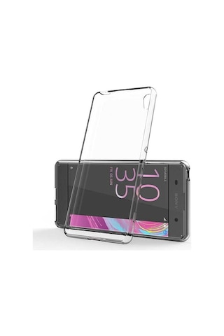 Sony Xperia X Kılıf Zore Şeffaf Ince Ve Esnek Süper Silikon Kılıf Renksiz