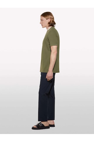 Sisley %100 Pamuk Bisiklet Yaka Regular Fit T-shirt Erkek Yeşil T-shirt - 325p3089s104j
