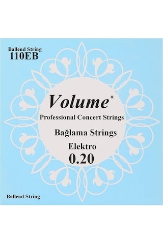 Volume 0.20 Elektro Bağlama Teli Volume 0.20 Elektro Bağlama Teli