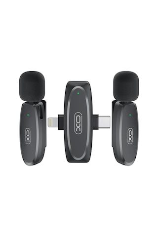 Mkf10 2'si 1 Arada Type-c Ve Lightning Kablosuz Mikrofon