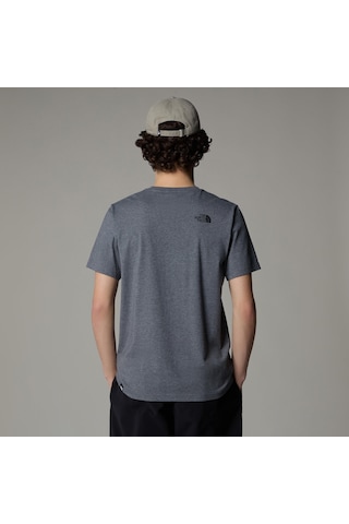 The North Face M Ss Simple Dome Tee Erkek T-shirt-29938 Açik Gri