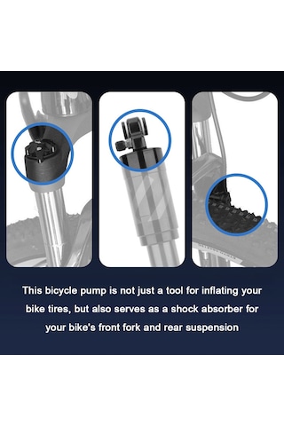 Göstergeli Taşınabilir Yüksek Basınçlı 300psi Bisiklet Y27607