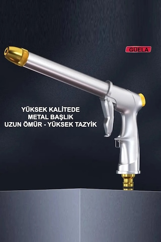 Metal Başlık Araba Balkon Bahçe Yıkama Yüksek Tazyiklik Full Set