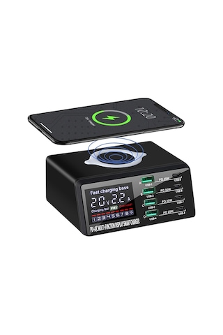 X9D 110W Çoklu Bağlantı Noktalı Akıllı Şarj Istasyonu + Kablosuz