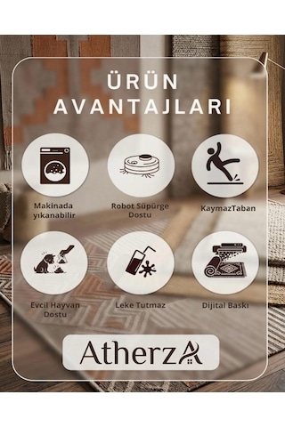 Evimize Hoşgeldiniz Özel Tasarımlı Yüksek Kaliteli Dijital Baskılı Kaymaz Kapı Önü Paspası Bej