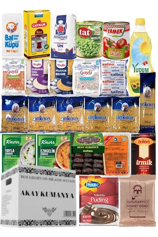 Ramazan Erzak Paketi Kumanya Kolisi 24 Parça