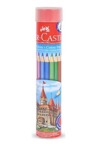 F.castel 5173116512 Kuru Boya 12 Li Tüp Çok Renkli