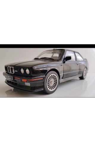 1:18 Ölçek Solido 1990 Bmw M3 E30 Sport Evolution Siyah Model Resin Kapalı Minyatür Model Araba 25cm